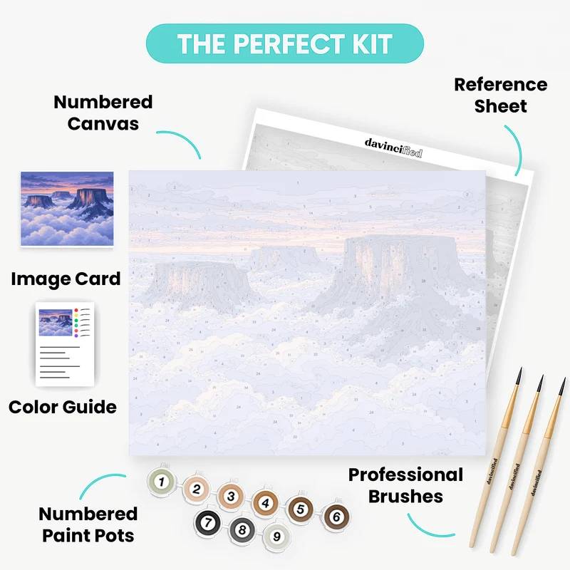 Tepuis Above the Clouds - Paint by Numbers Kit