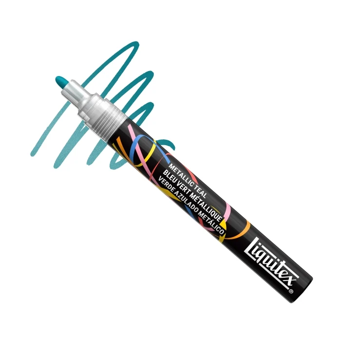 Liquitex - Acrylic Paint Marker 2mm - Metallic Teal