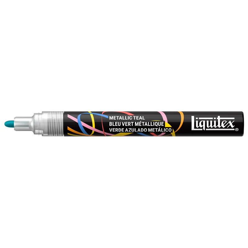 Liquitex - Acrylic Paint Marker 2mm - Metallic Teal