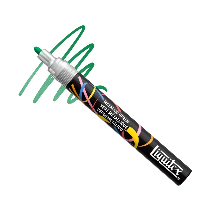 Liquitex - Acrylic Paint Marker 2mm - Metallic Green