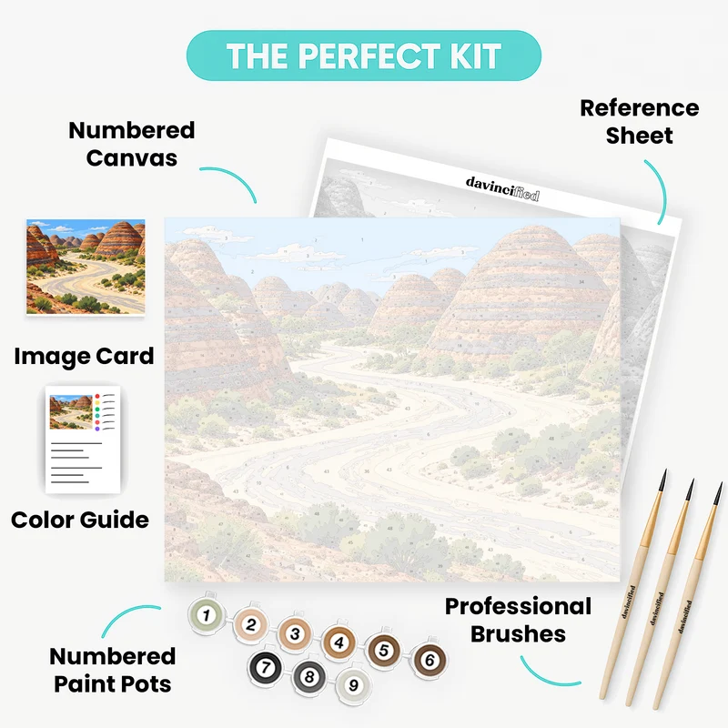 Piccaninny Creek Bend - Paint by Numbers Kit