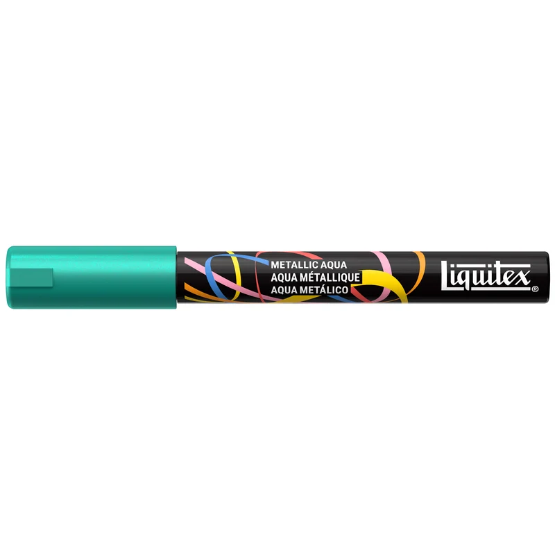 Liquitex - Acrylic Paint Marker 2mm - Metallic Aqua