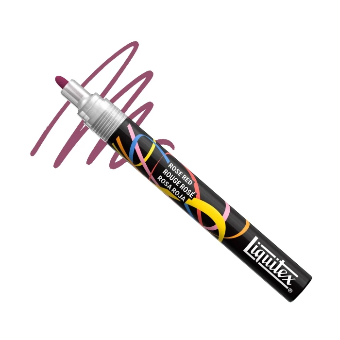 Liquitex - Acrylic Paint Marker 2mm - Rose Red