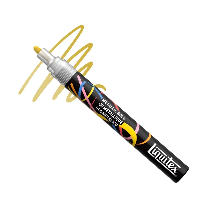 Liquitex - Acrylic Paint Marker 2mm - Metallic Gold