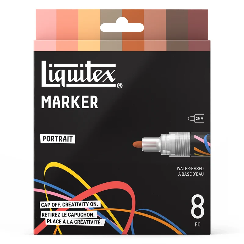 Liquitex - Marker Set 8x2mm, Set 3 - Portrait