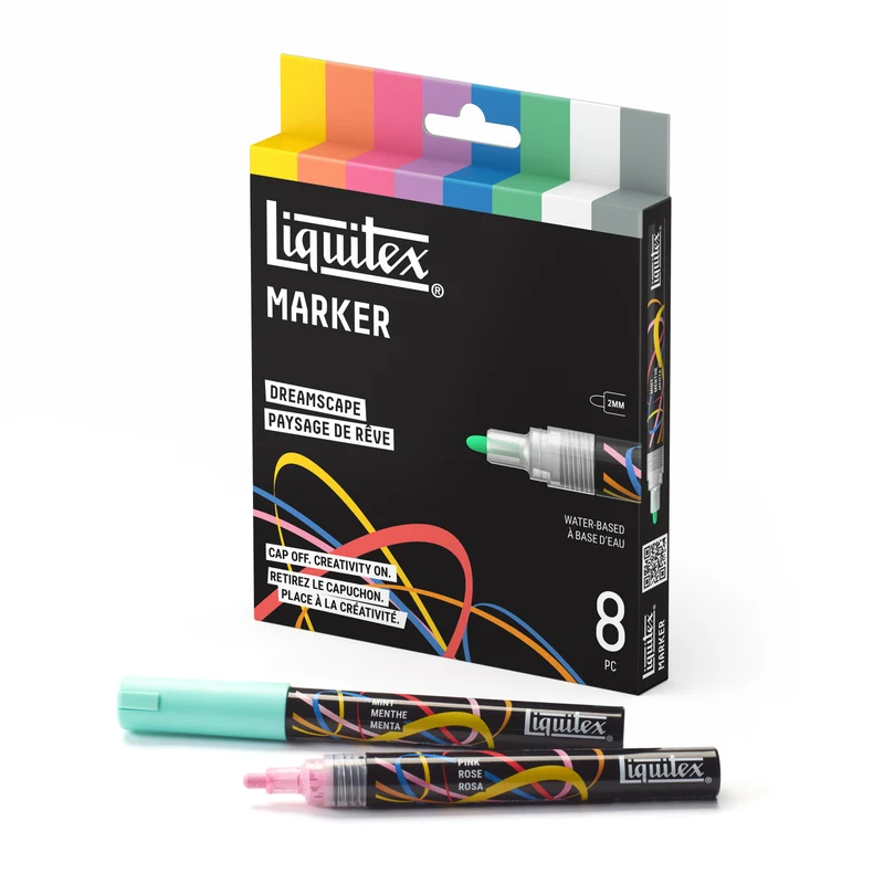 Liquitex - Marker Set 8x2mm, Set 2 - Dreamscape