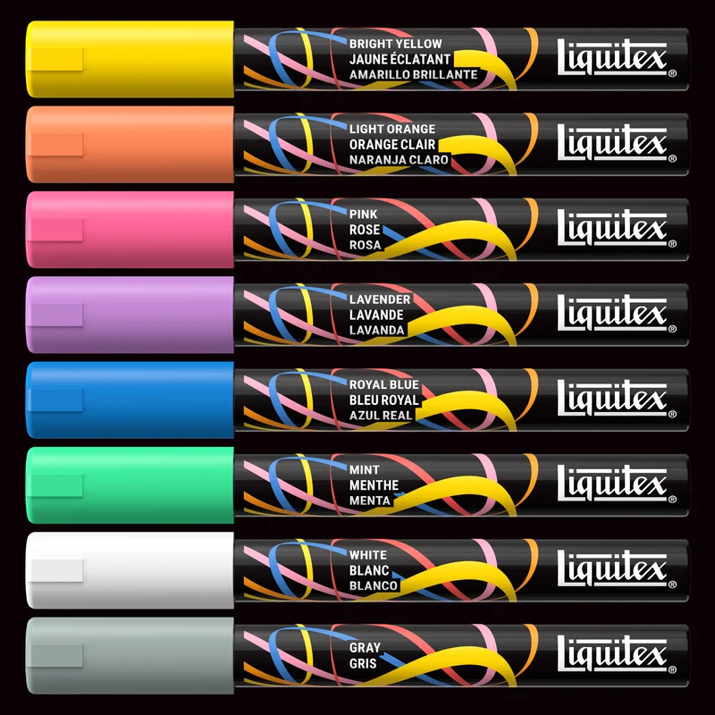 Liquitex - Marker Set 8x2mm, Set 2 - Dreamscape