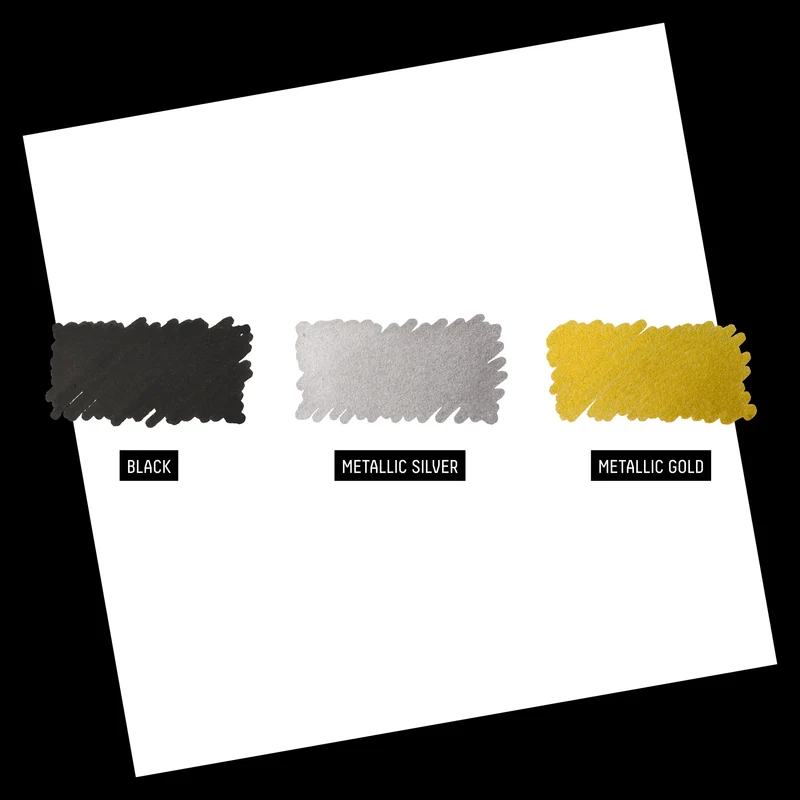 Liquitex - Marker Set 3x2mm, Set 2 - Metallic Accent