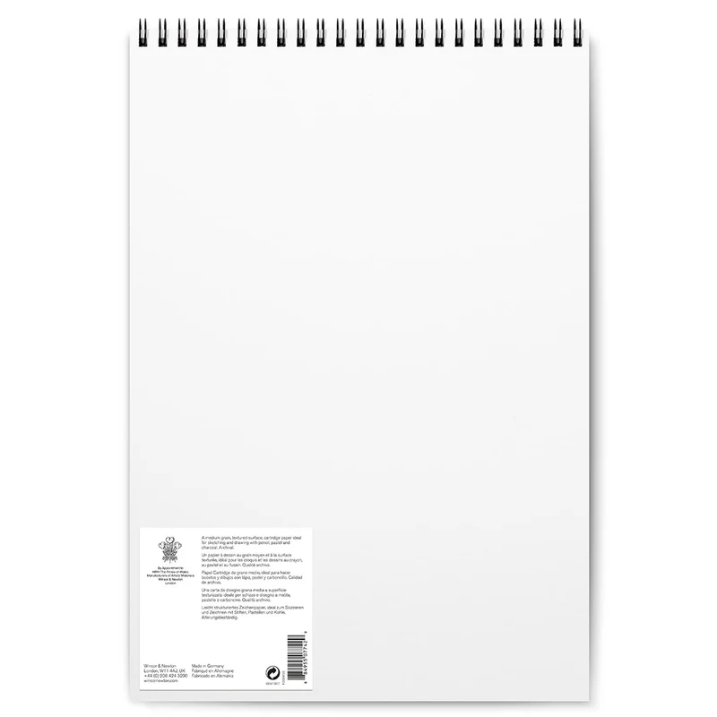 Winsor and Newton - Medium Surface Cartridge 150gsm Spiral Pad - A4