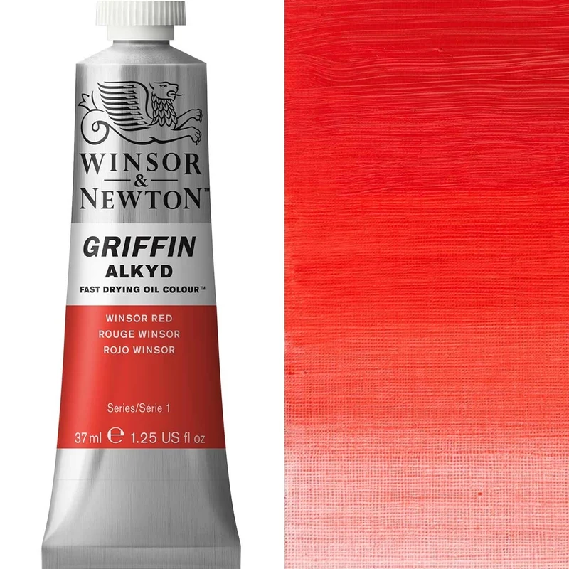 Winsor and Newton - Griffin ALKYD Oil Colour - 37ml - Winsor Red