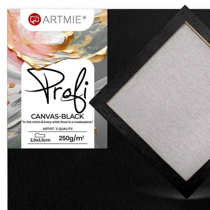 ARTMiE PROFI Black Stretched Canvas