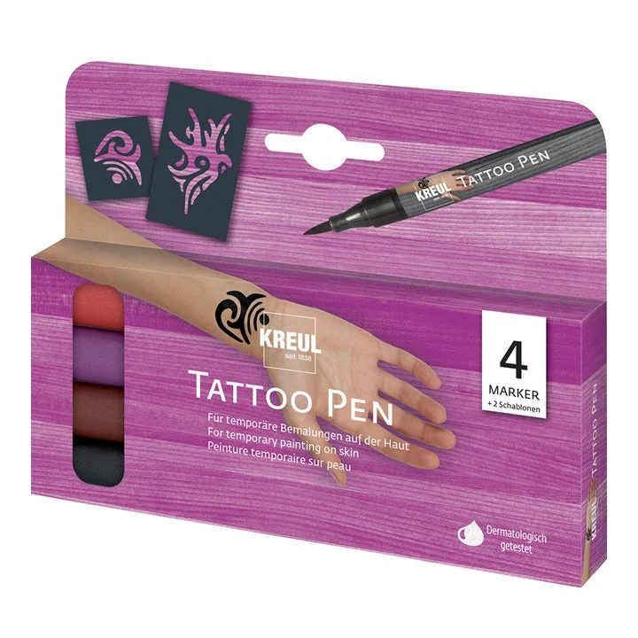 KREUL TATTOO Tattoo Marker Set of 4