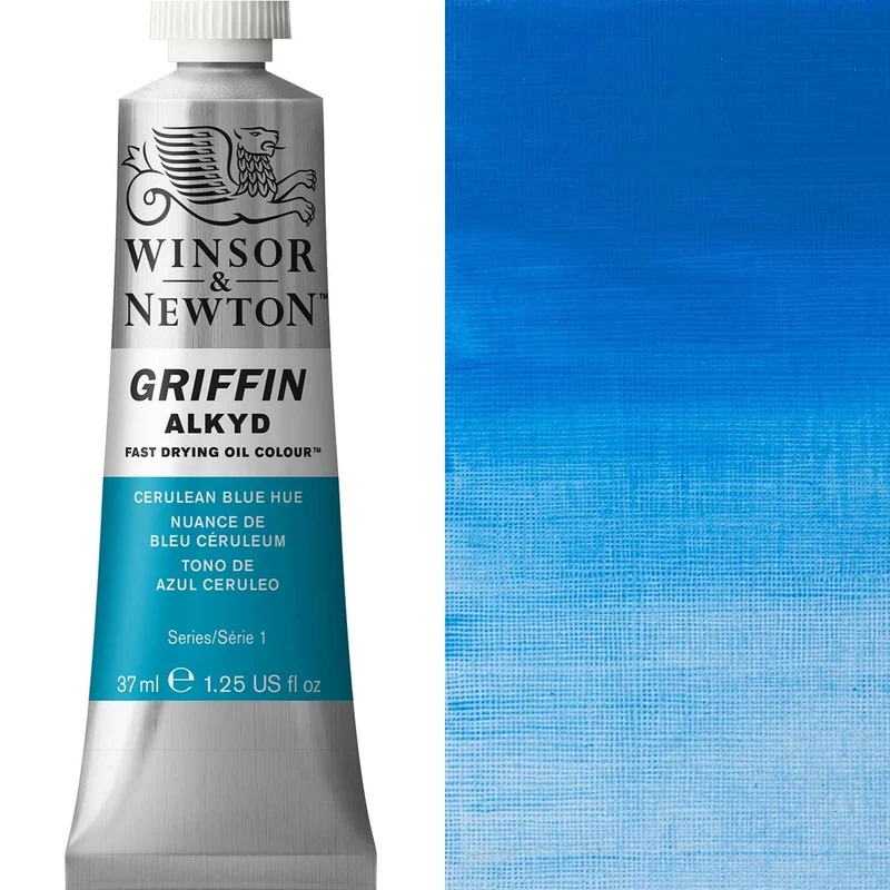 Winsor and Newton - Griffin ALKYD Oil Colour - 37ml - Cerulean Blue Hue