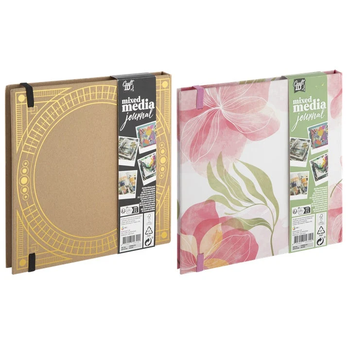 Nassau Mixed Media Notebook, 20x20 cm, 30 Sheets