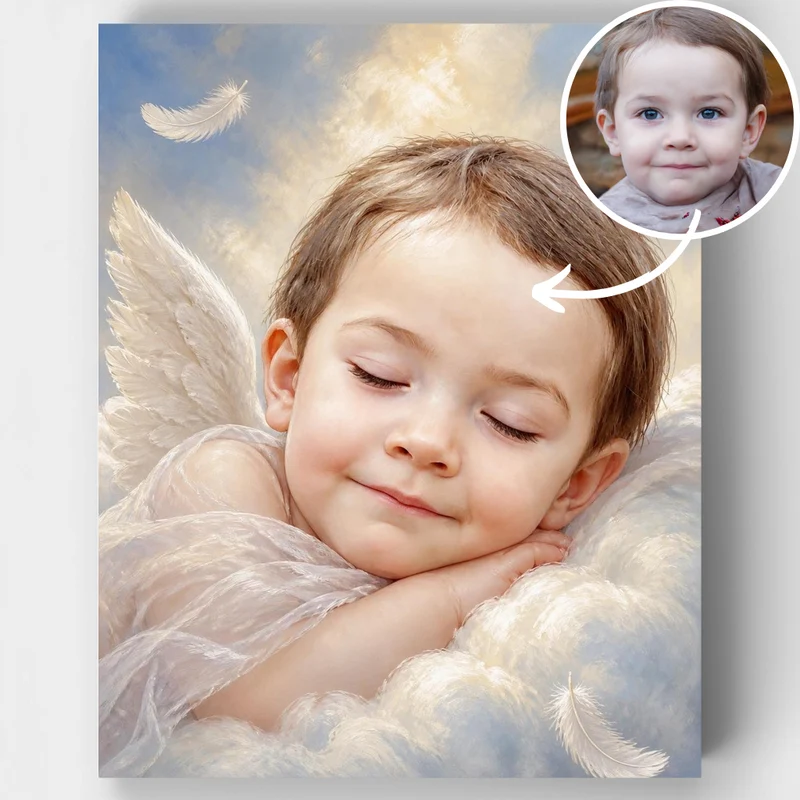 Cherub of Love - Custom Paint by Numbers Kit