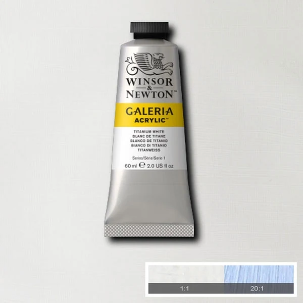 Winsor and Newton - Galeria Acrylic Colour - 60ml - Titanium White