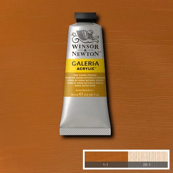 Winsor and Newton - Galeria Acrylic Colour - 60ml - Raw Sienna Opaque