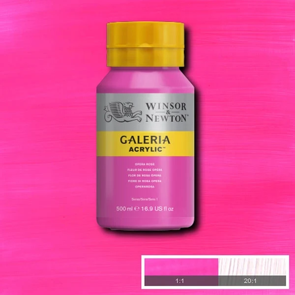 Winsor and Newton - Galeria Acrylic Colour - 500ml - Opera Rose