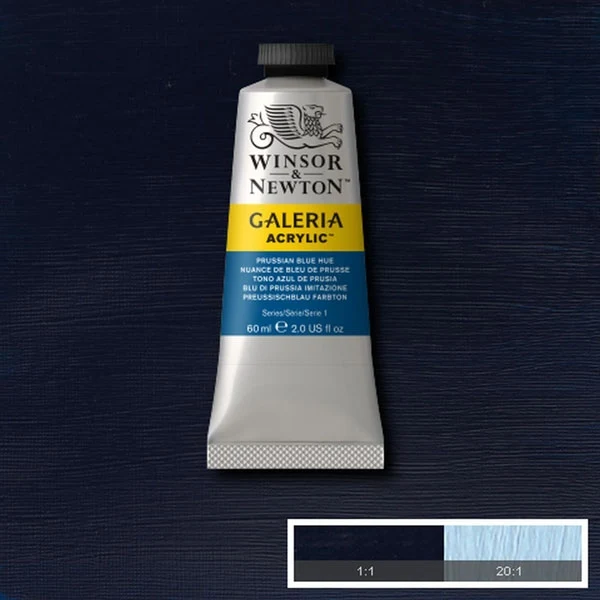 Winsor and Newton - Galeria Acrylic Colour - 60ml - Prussian Blue