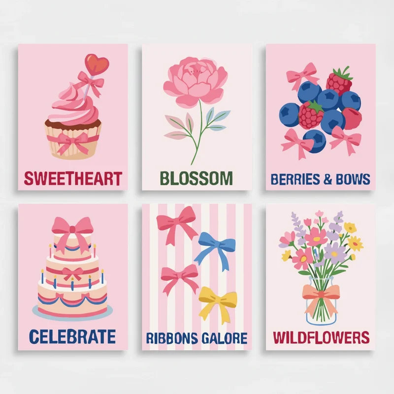 Sweet Celebrations - Mini Paint by Numbers Set