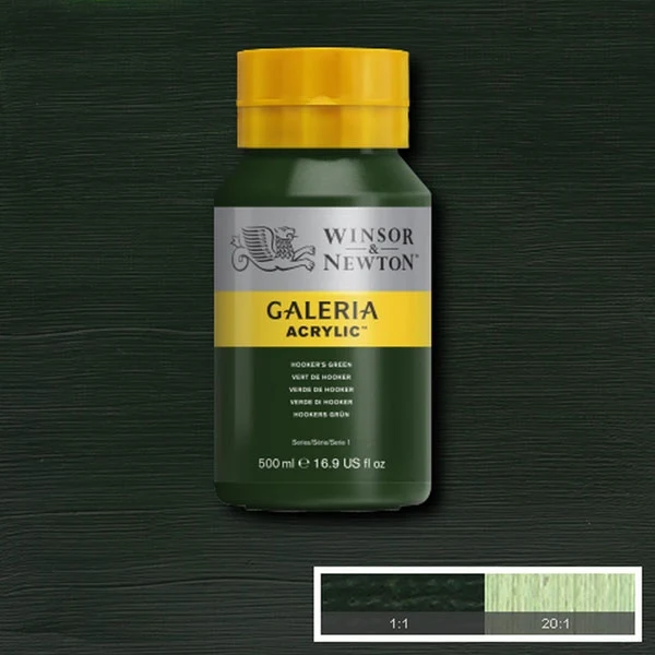 Winsor and Newton - Galeria Acrylic Colour - 500ml - Hookers Green
