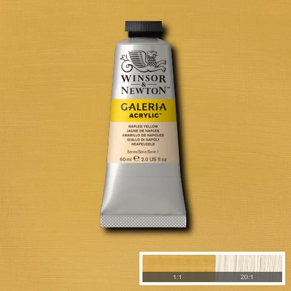 Winsor and Newton - Galeria Acrylic Colour - 60ml - Naples Yellow