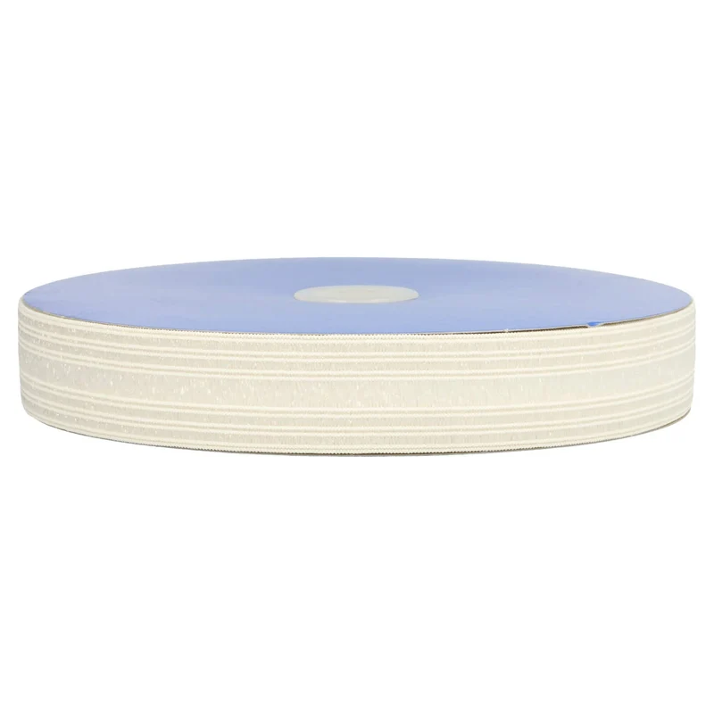 Kräusel-Gummiband elastisch 32mm weiß