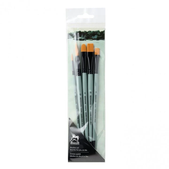 Renesans Synthetic Brush Set 1006 - Set of 5
