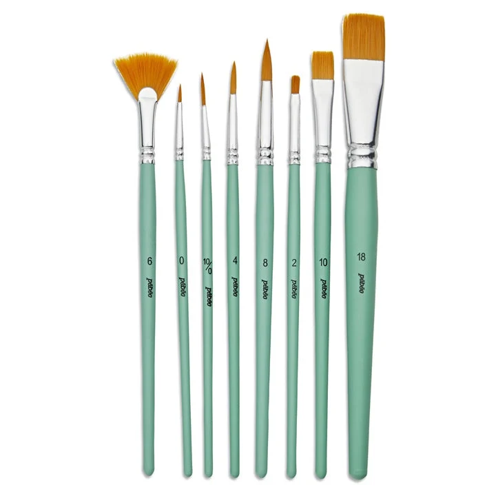 Pebeo Synthetic Brush Set of 8