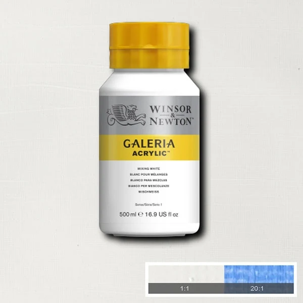 Winsor and Newton - Galeria Acrylic Colour - 500ml - Titanium White