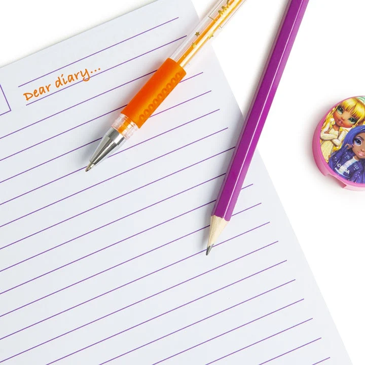 RAINBOW HIGH Holographic Notebook with Writing Supplies