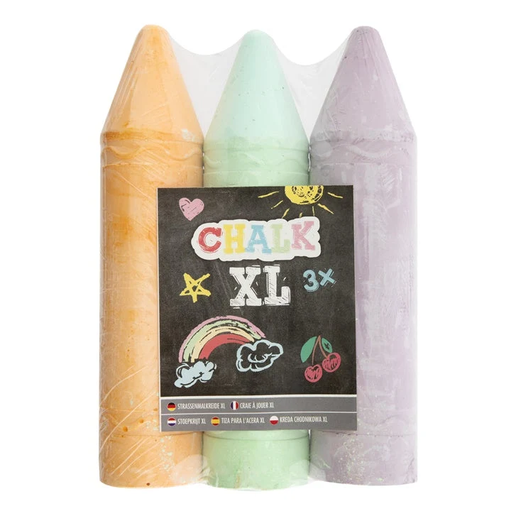 XL Sidewalk Chalk, 3 pcs