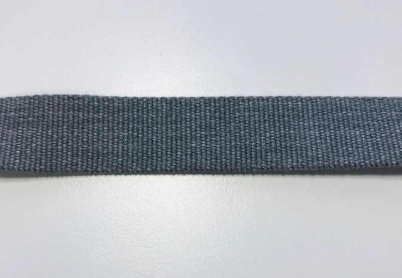 Gurtband 4cm grau meliert