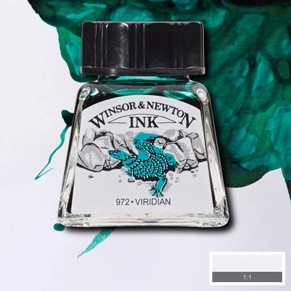 Winsor and Newton - Drawing Ink - 14ml - Viridian