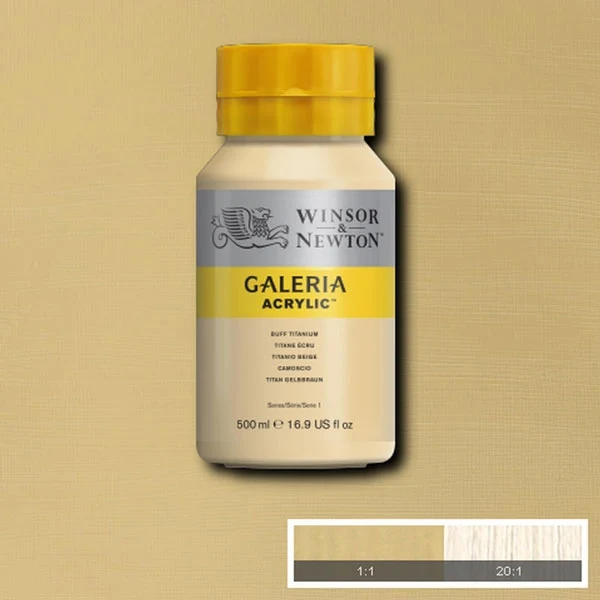 Winsor and Newton - Galeria Acrylic Colour - 500ml - Buff Titanium