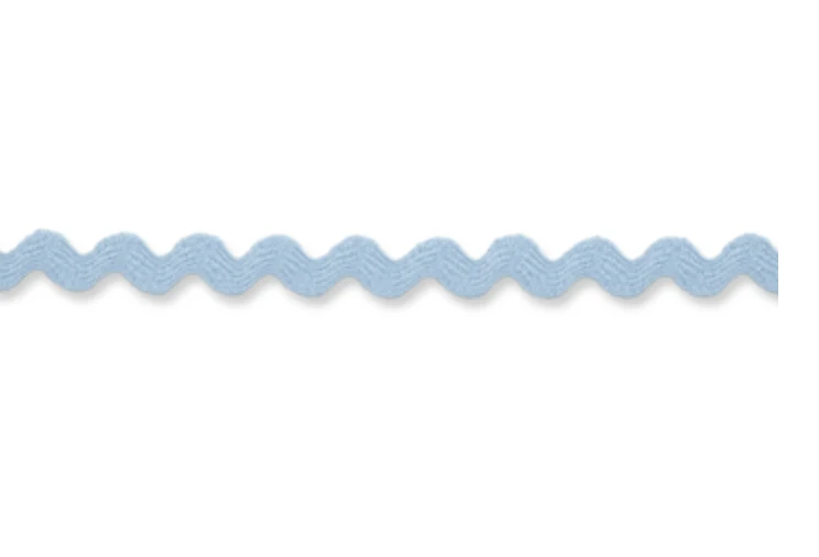 Zackenlitze hellblau