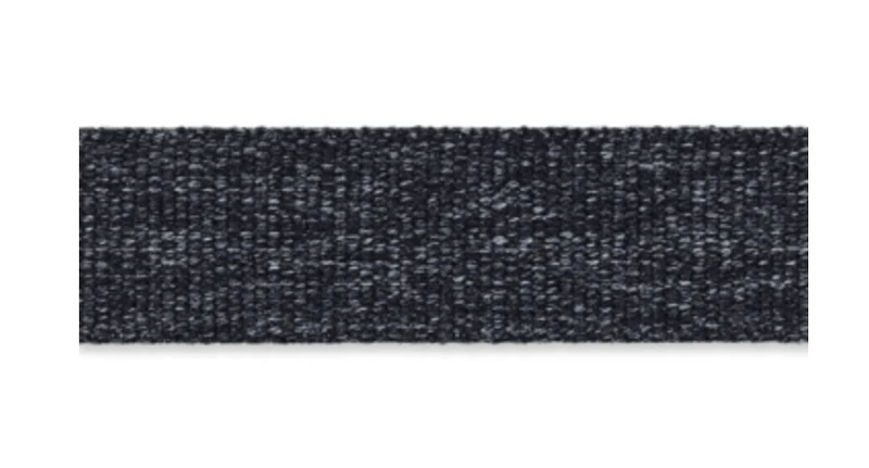 Gurtband 4cm dunkelgrau meliert