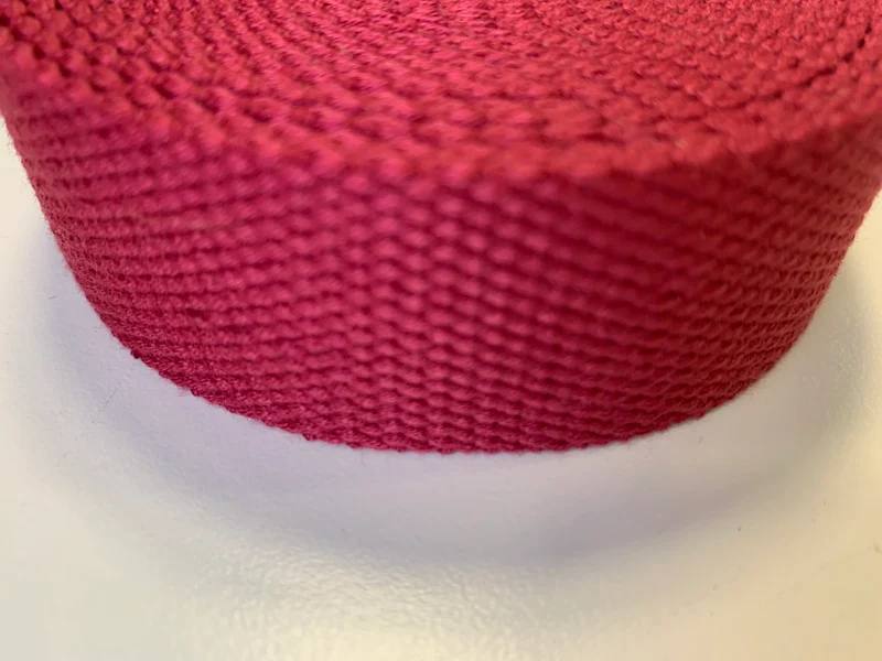 Gurtband Baumwolle 3cm pink beere