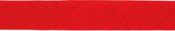 Schrägband Uni rot 20mm