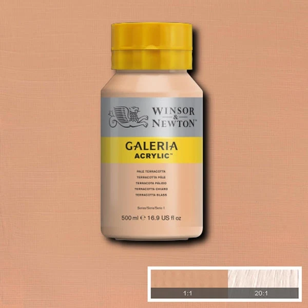 Winsor and Newton - Galeria Acrylic Colour - 500ml - Pale Terracota