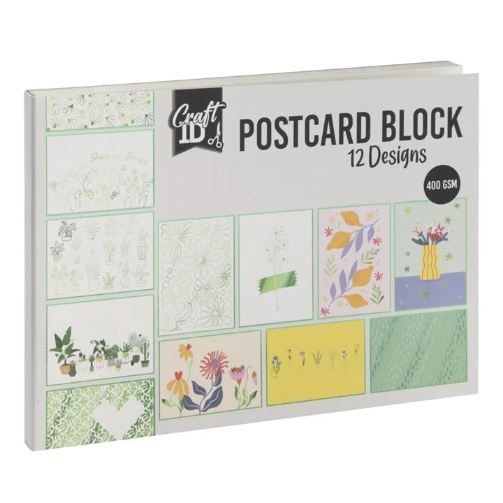 Greeting Card-Making Pad 17.6 x 12.5 cm, 12 Designs