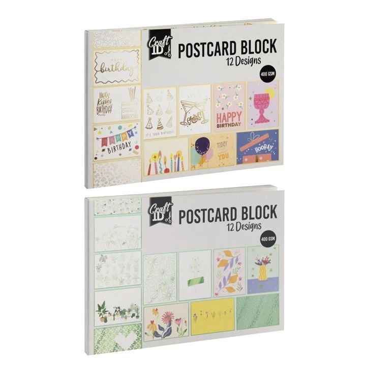 Greeting Card-Making Pad 17.6 x 12.5 cm, 12 Designs