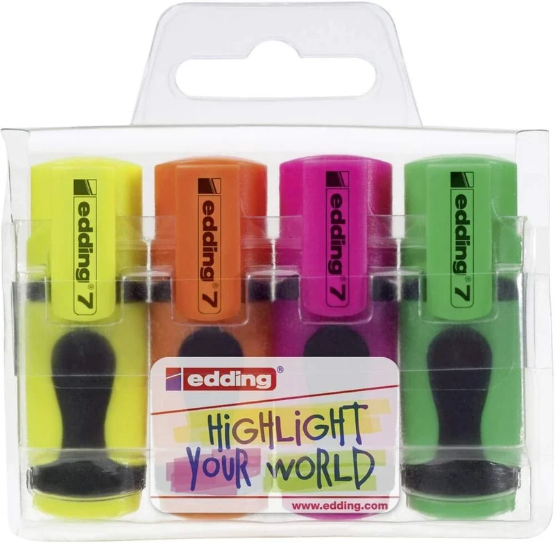edding Textmarker mini 1-3mm 4 Stück
