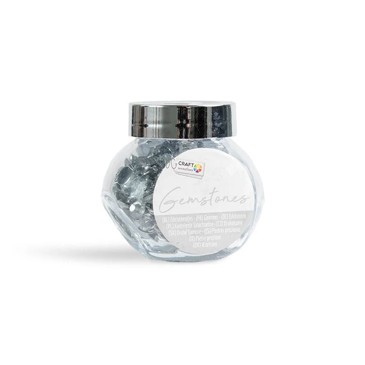 Imitation Gemstones in a Glass Jar