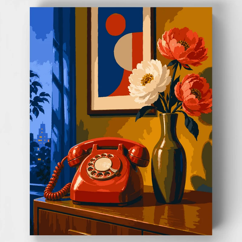 Mid-Century Vintage - Paint by Numbers Kit
