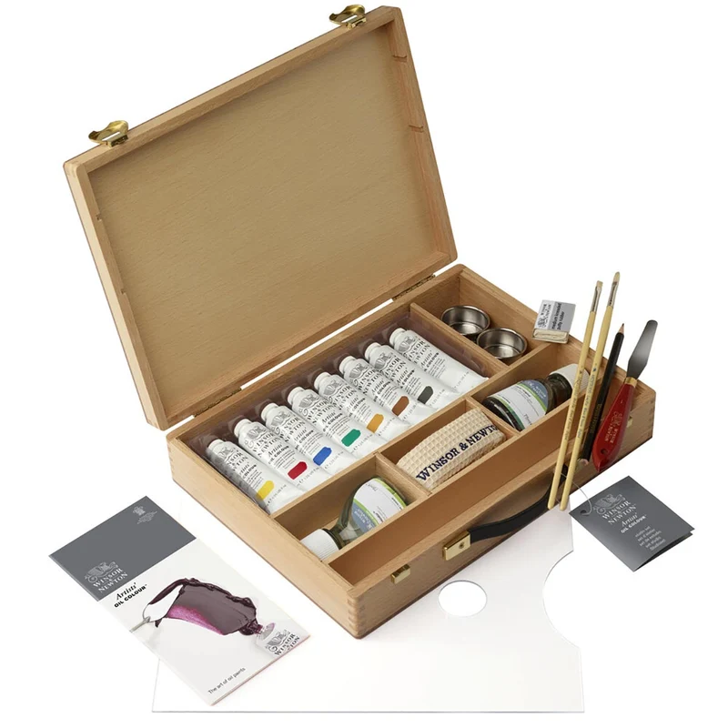 Winsor and Newton - Artists' Oil Colour - Wooden Box Set