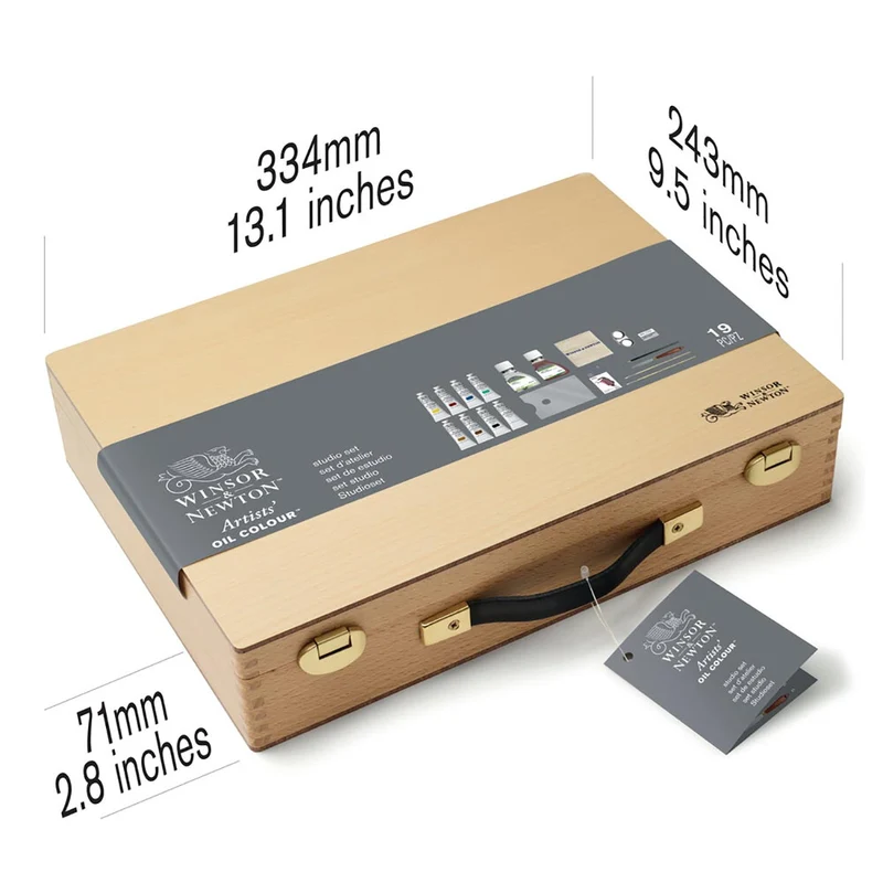 Winsor and Newton - Artists' Oil Colour - Wooden Box Set
