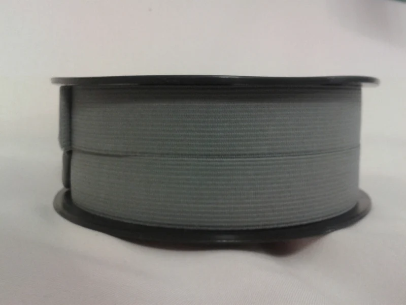 Gummiband grau hellgrau 25mm