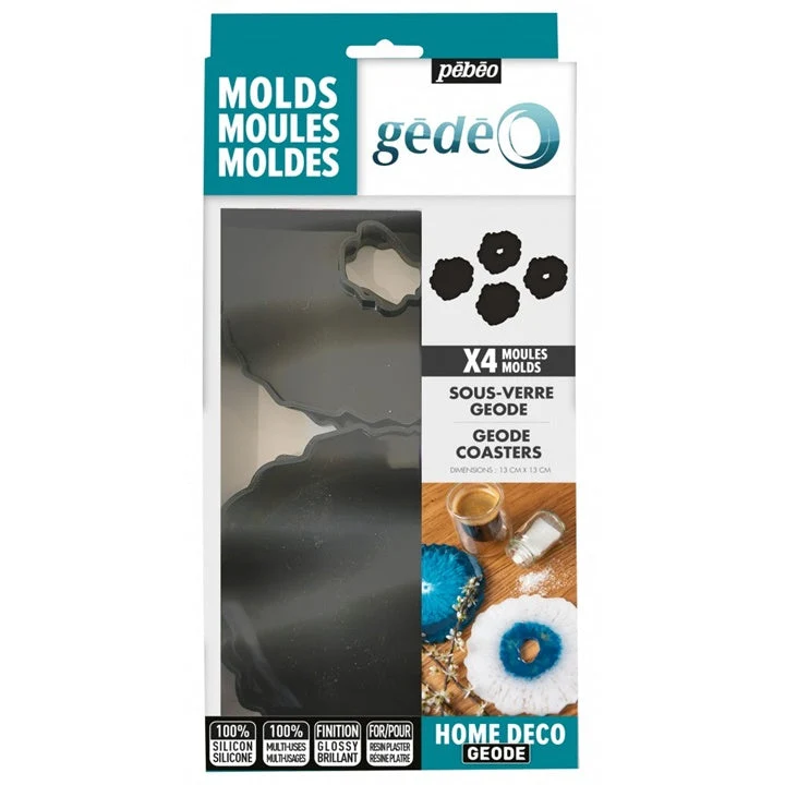 Pebeo Professional Silicone Mold - Coasters