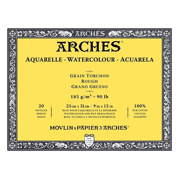 ARCHES® Aquarelle Watercolor Rough Art Pad